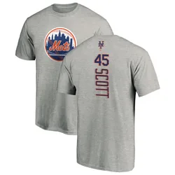 Christian Scott New York Mets Men's Backer T-Shirt - Ash