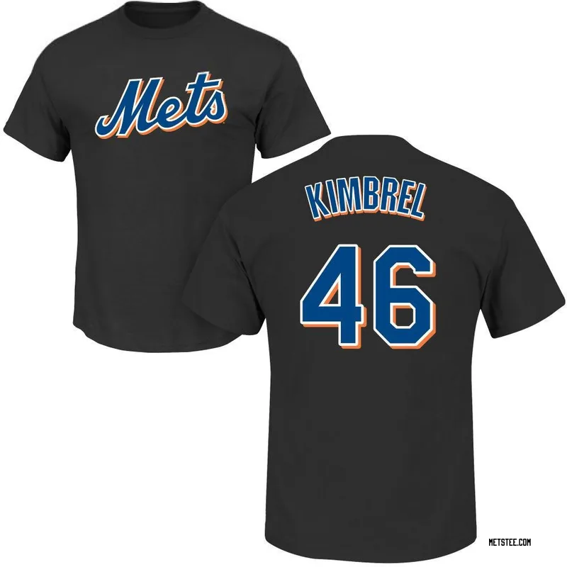 Craig Kimbrel New York Mets Men's Black Roster Name & Number T-Shirt -