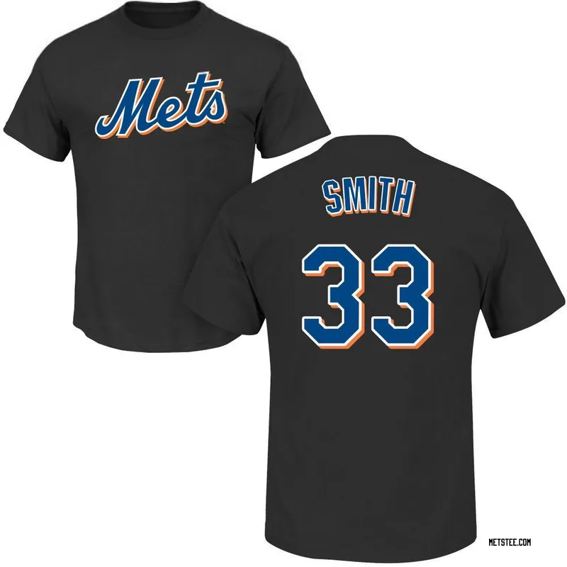 Drew Smith New York Mets Men's Black Roster Name & Number T-Shirt -
