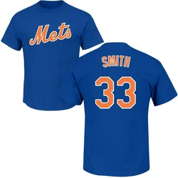 Drew Smith New York Mets Men's Royal Roster Name & Number T-Shirt -