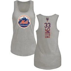 Drew Smith New York Mets Women's Backer Tri-Blend Tank Top - Ash