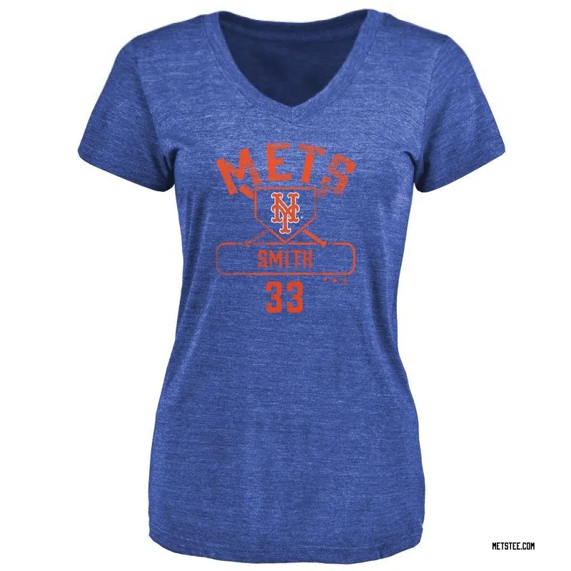 Drew Smith New York Mets Women's Royal Base Runner Tri-Blend T-Shirt -