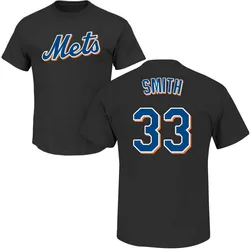Drew Smith New York Mets Youth Black Roster Name & Number T-Shirt -