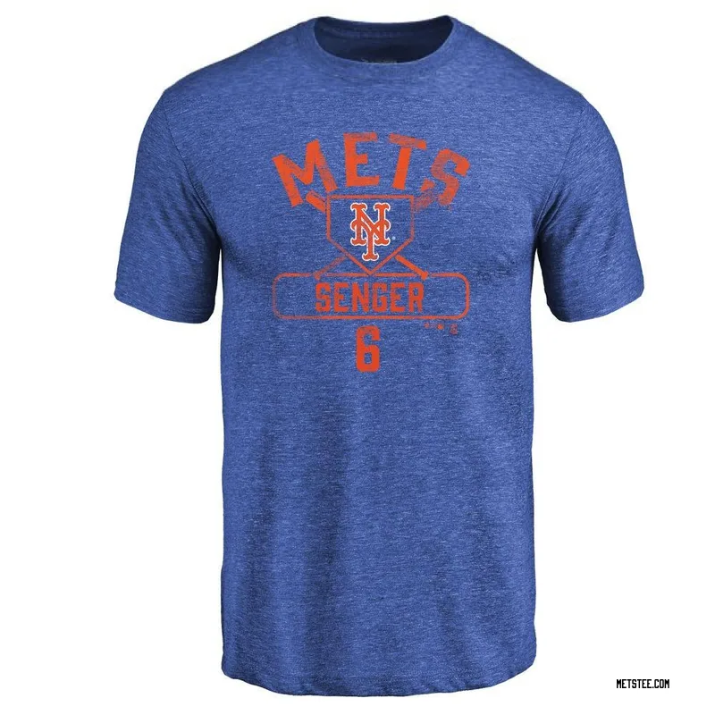 Hayden Senger New York Mets Men's Royal Base Runner Tri-Blend T-Shirt -