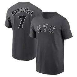 Kevin Mitchell New York Mets Men's Graphite 2024 City Connect Fuse Name & Number T-Shirt