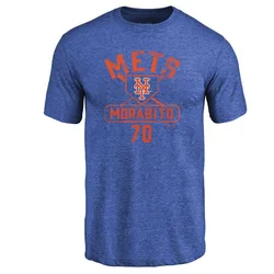 Nick Morabito New York Mets Men's Royal Base Runner Tri-Blend T-Shirt -