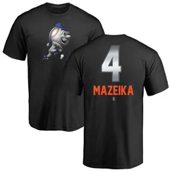 Patrick Mazeika New York Mets Men's Black Midnight Mascot T-Shirt -