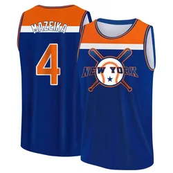 Patrick Mazeika New York Mets Men's Legend Royal/Orange Baseball Tank Top