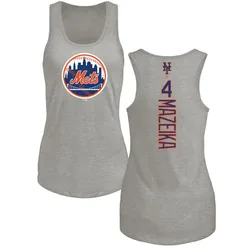 Patrick Mazeika New York Mets Women's Backer Tri-Blend Tank Top - Ash