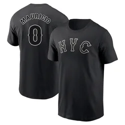 Ronny Mauricio New York Mets Men's Black 2024 City Connect Name & Number T-Shirt