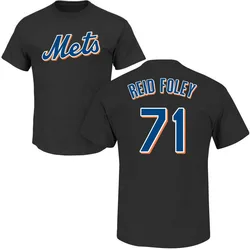 Sean Reid-Foley New York Mets Youth Black Roster Name & Number T-Shirt -