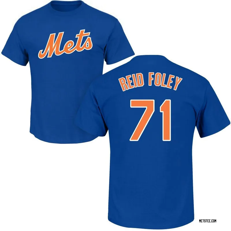 Sean Reid-Foley New York Mets Youth Royal Roster Name & Number T-Shirt -
