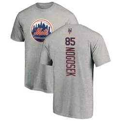 Stephen Nogosek New York Mets Youth Backer T-Shirt - Ash