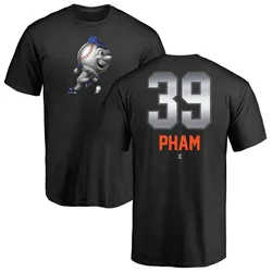 Tommy Pham New York Mets Men's Black Midnight Mascot T-Shirt -